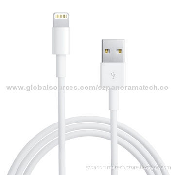 USB 2.0 Cable for iPhone 5, Used for Charging and Data Transferring, Supports New Version V7.1